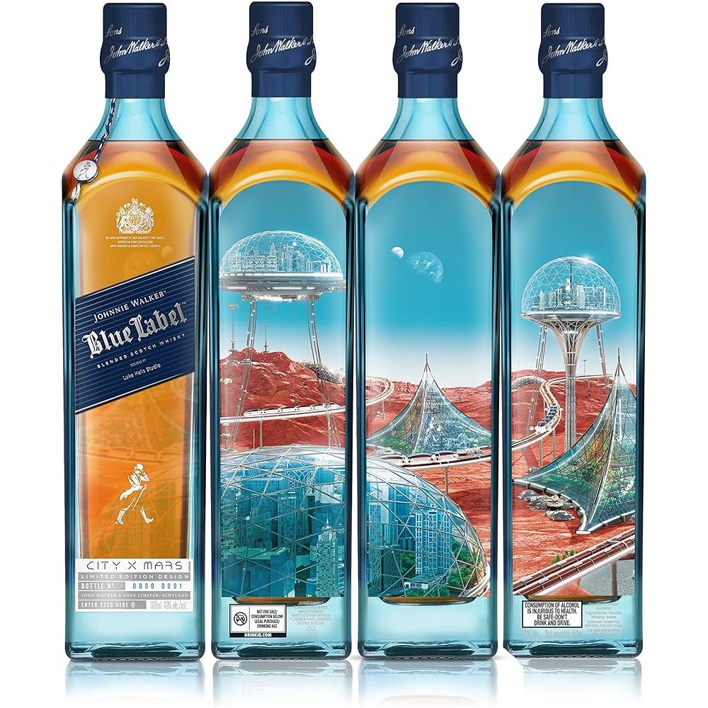 Johnnie Walker Blue Label Nomad Cities Mars 40° 70 cl + Gift Box