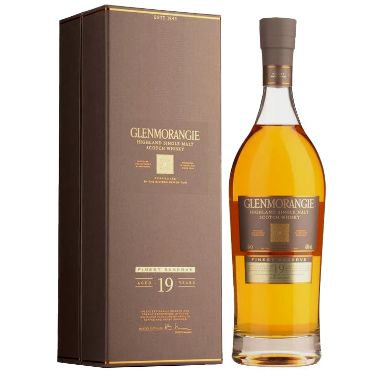 Glenmorangie 19 YO Whisky 43% 70cl + GBX