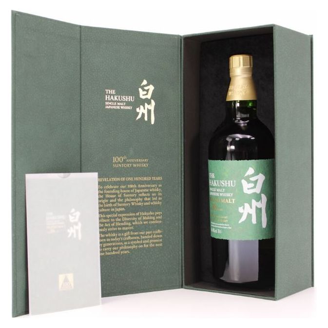 Hakushu 18 Years Peated Malt 100th Anniversary 48° 70 cl + GBX