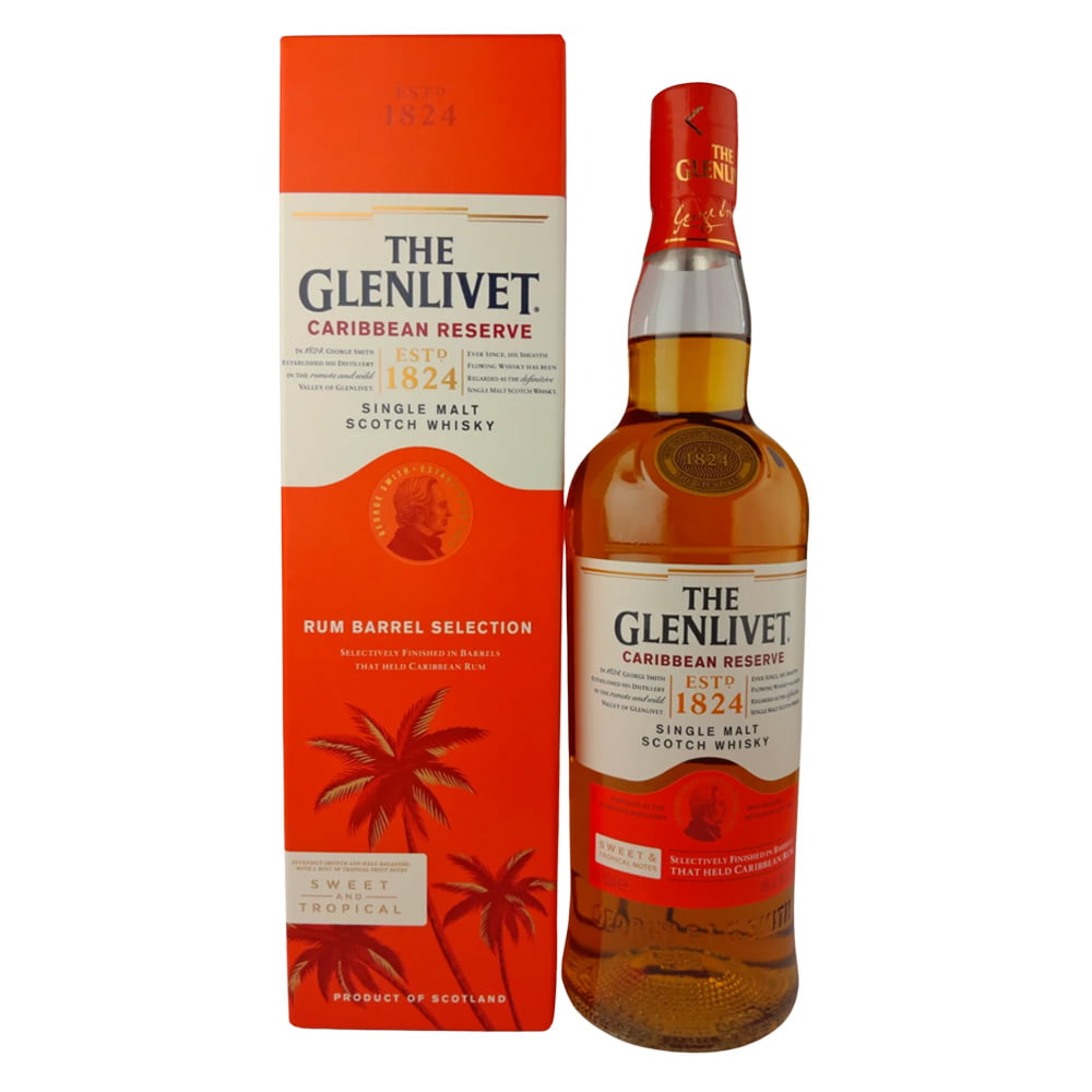 Glenlivet Caribbean Reserve 40° 70 cl + GBX