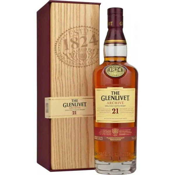 Glenlivet 21 Years 43° 70 cl + GBX