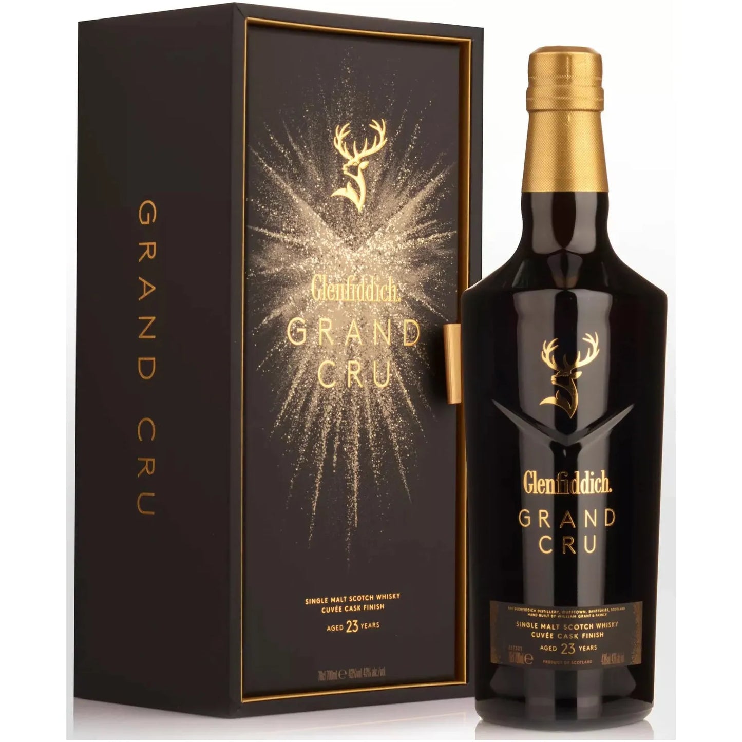 Glenfiddich 23 YO Grand Cru Whisky 43% 70cl + GBX