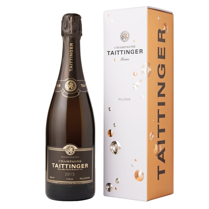 Taittinger Brut Millesime Champagne 12.5% 75cl + GBX