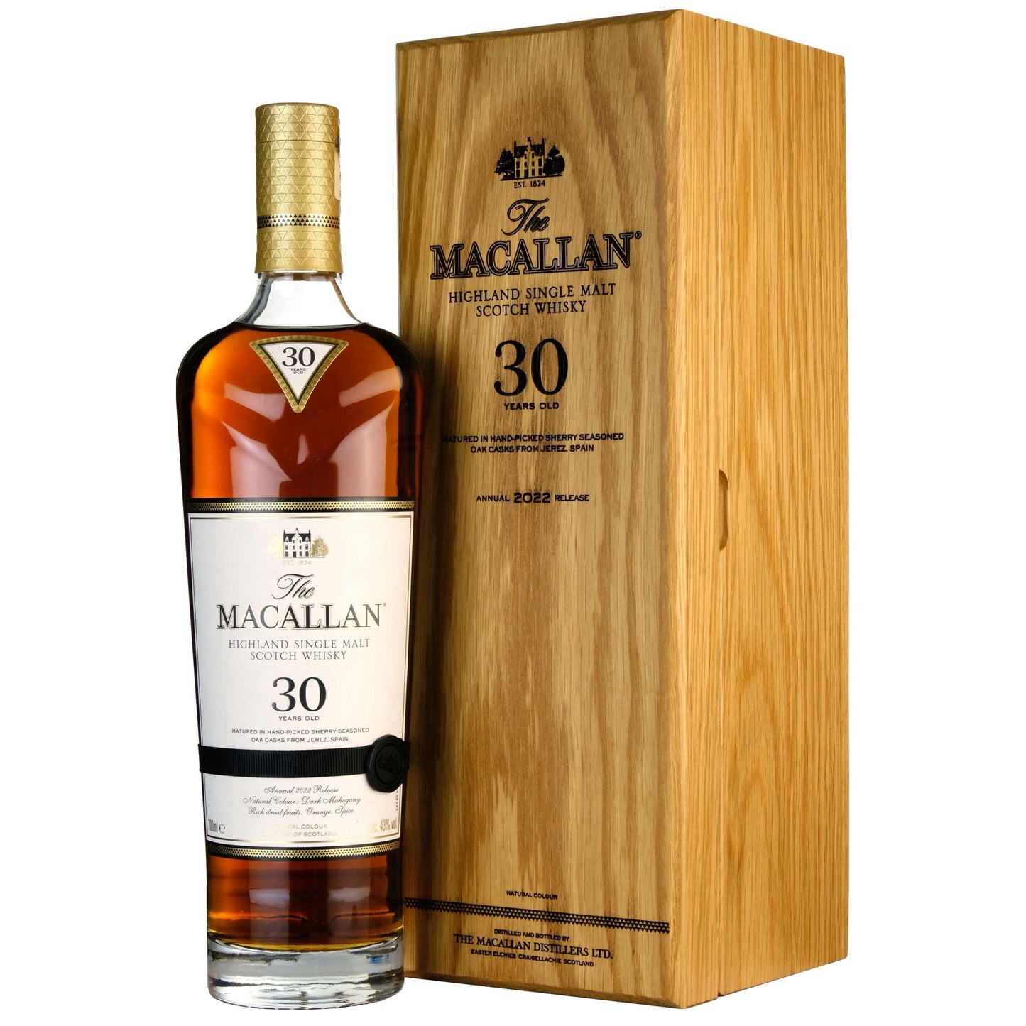 Macallan Sherry Oak 30 Years Old 2022 (700ml)