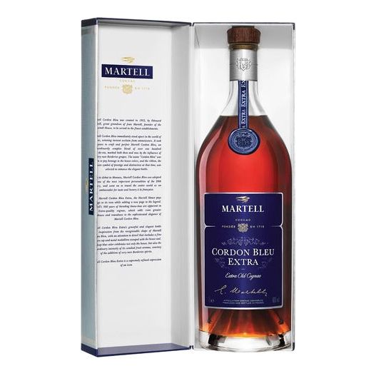 Martell Cordon Bleu 40º 1L + GBX