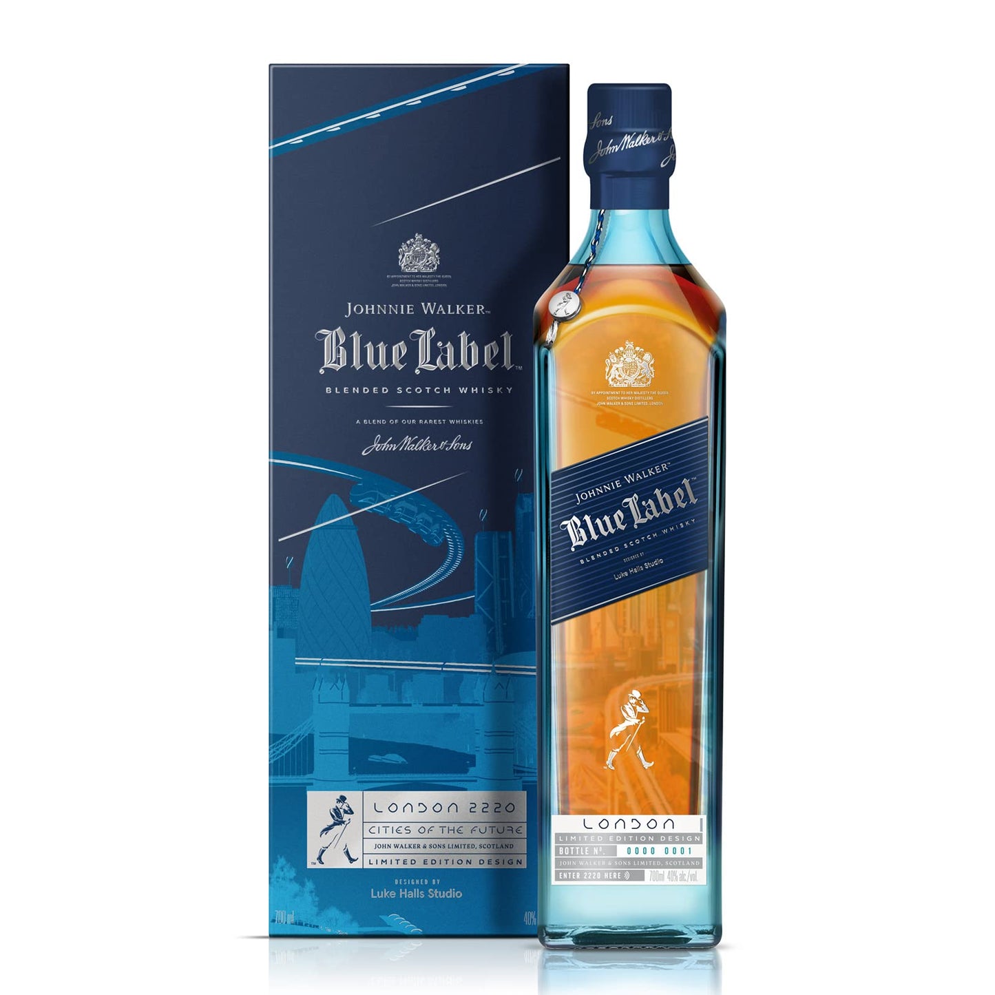 Johnnie Walker Blue Label Nomad Cities Mars 40° 70 cl + Gift Box
