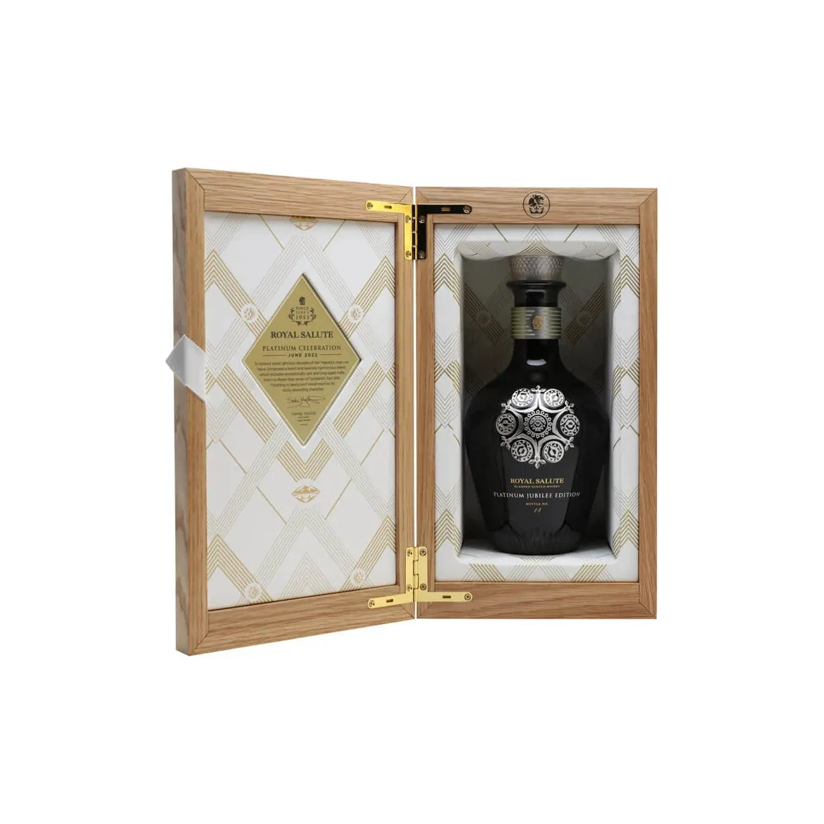 Chivas Regal Royal Salute Platinum Jubilee Edition 2022 Lot 78-50 50.8° 70 cl + GBX