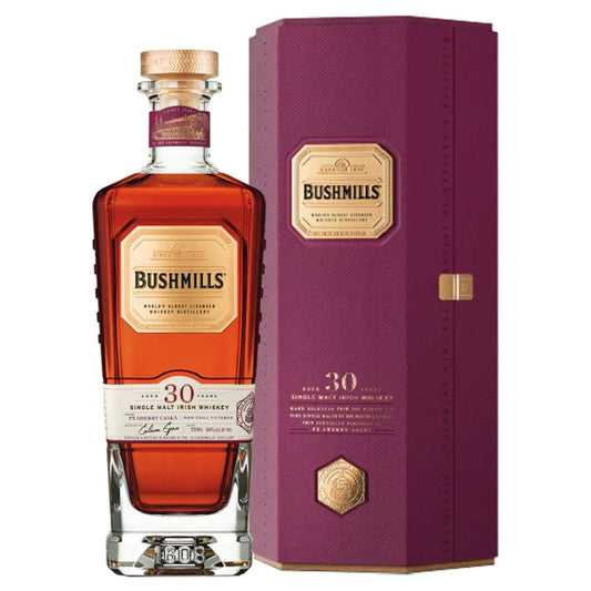 Bushmills 30 Years 46° 70 cl + GBX