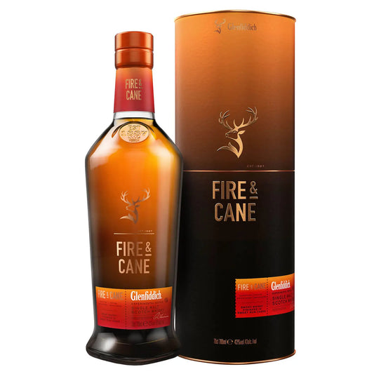 Glenfiddich Fire & Cane 43° 70 cl + GBX