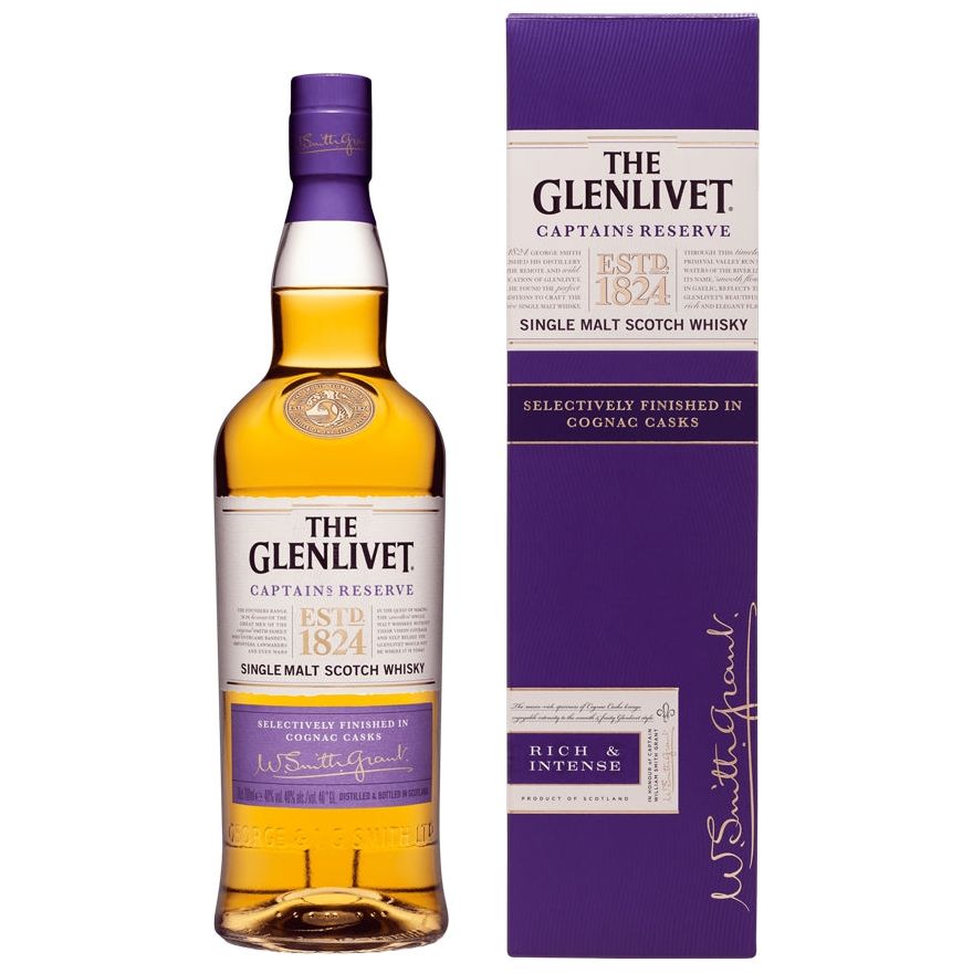 Glenlivet Captain's Reserve 40° 70 cl + GBX