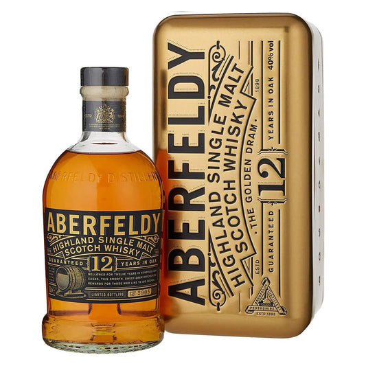 Aberfeldy 12 Years Gold Bar 40° 70 cl + GBX