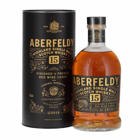 Aberfeldy 15 Years Ruby Port Single Cask 55.5° 70 cl + GBX