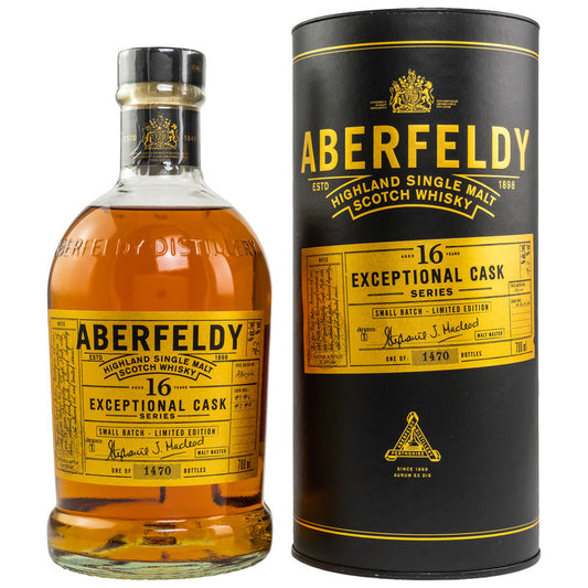 Aberfeldy 16 Years Exceptionnal Cask Saint Julian red Wine Finish 43° 70 cl + GBX