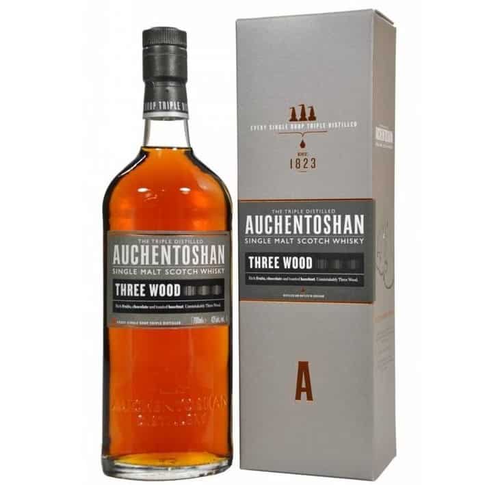 Auchentoshan Three Wood 43° 70 cl + GBX