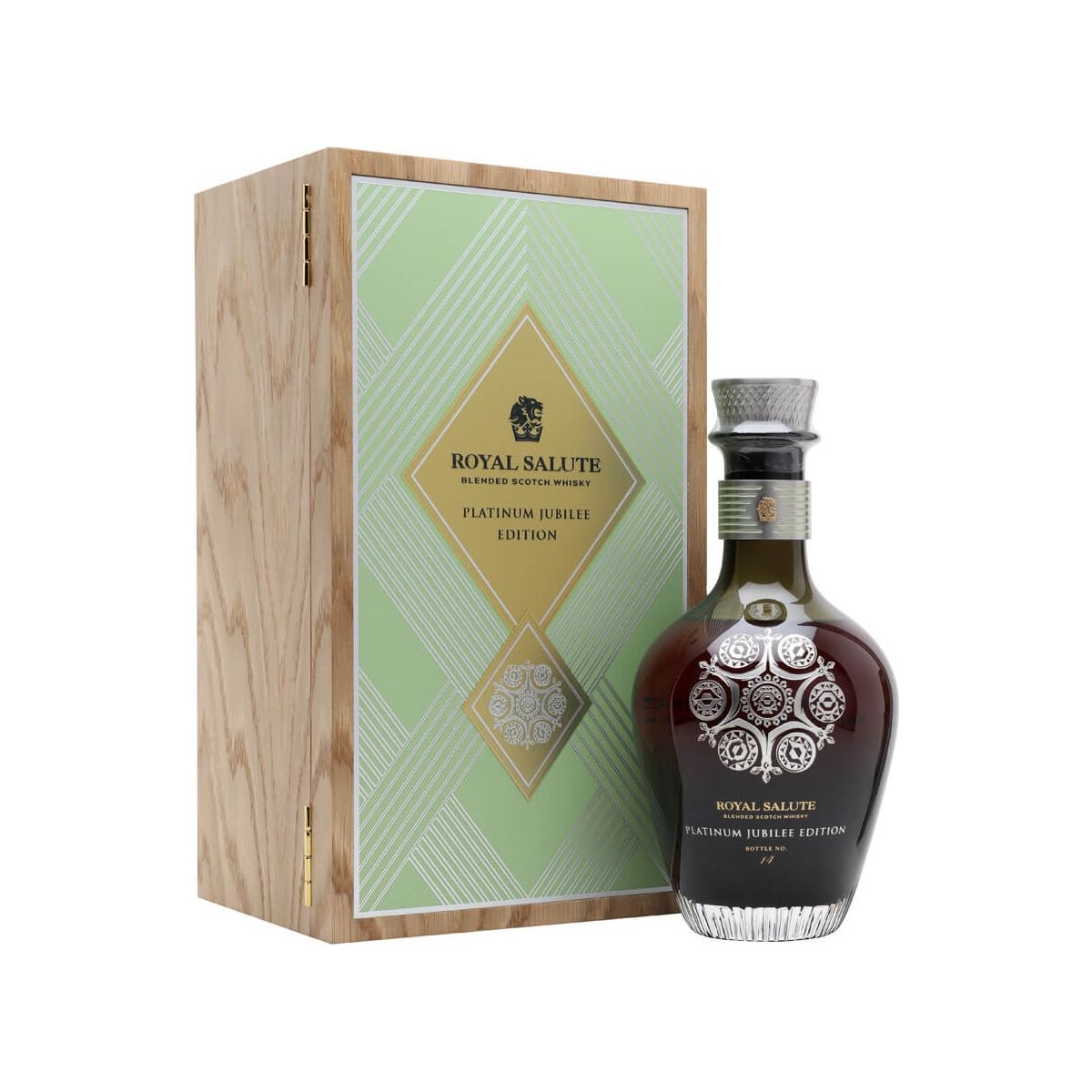Chivas Regal Royal Salute Platinum Jubilee Edition 2022 Lot 78-50 50.8° 70 cl + GBX