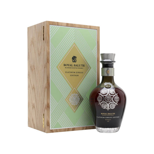 Chivas Regal Royal Salute Platinum Jubilee Edition 2022 Lot 78-50 50.8° 70 cl + GBX