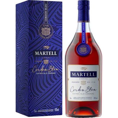 Martell Cordon Bleu 40º 1L + GBX