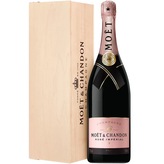 Moët & Chandon Rosé Jéroboam 3L + Wooden Case