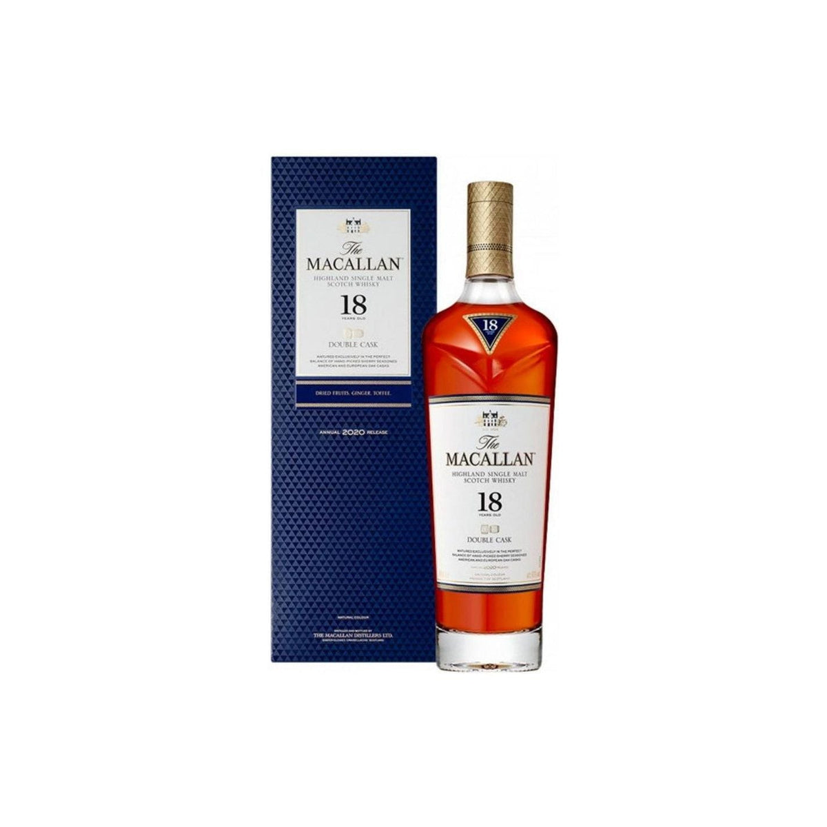 Macallan Double Cask 18 Years 43° 70 cl + Gift Box