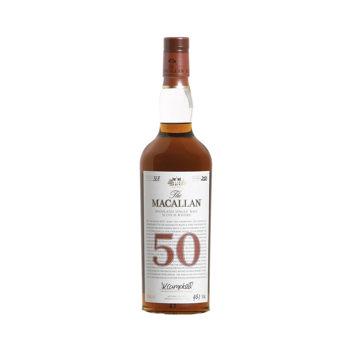 Macallan 50YO – The Red Collection